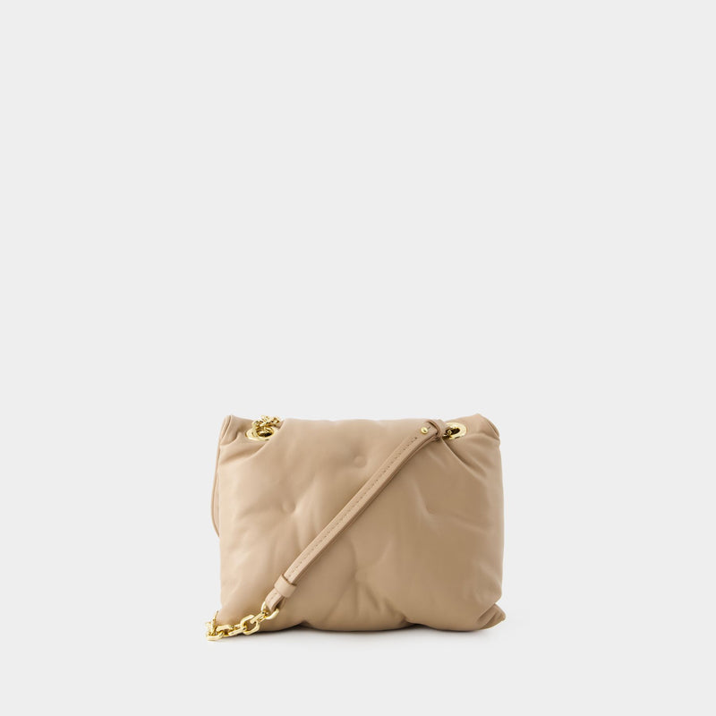 Glam Slam Flap Small Crossbody - Maison Margiela - Leather - Beige