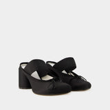 Sandals - MM6 Maison Margiela - Leather - Black