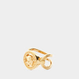 Ring - Versace - Metal - Gold