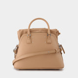 5Ac Mini Bag in Beige Leather