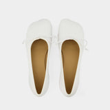 Ballerinas - Mm6 Maison Margiela - White - Leather