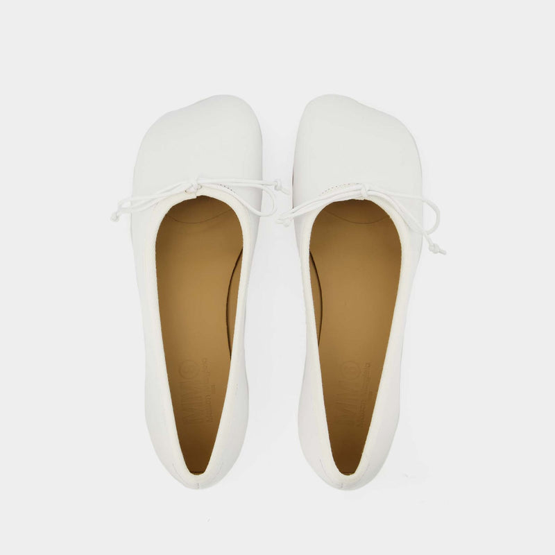 Ballerinas - Mm6 Maison Margiela - White - Leather