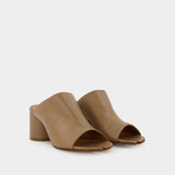 Hannah Sandals - Maison Margiela - Chamois - Leather