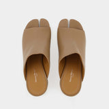 Hannah Sandals - Maison Margiela - Chamois - Leather