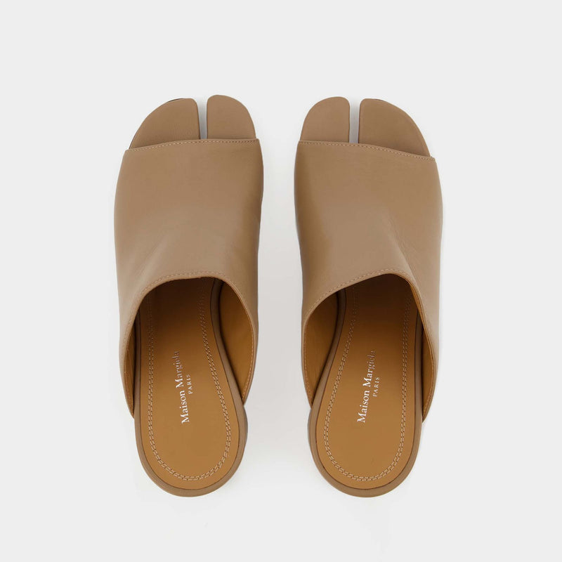 Hannah Sandals - Maison Margiela - Chamois - Leather