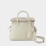 5Ac Classic Mini Bag - Maison Margiela - Greige - Leather