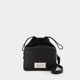 5Ac Camera Medium Handbag - Maison Margiela - Black - Leather