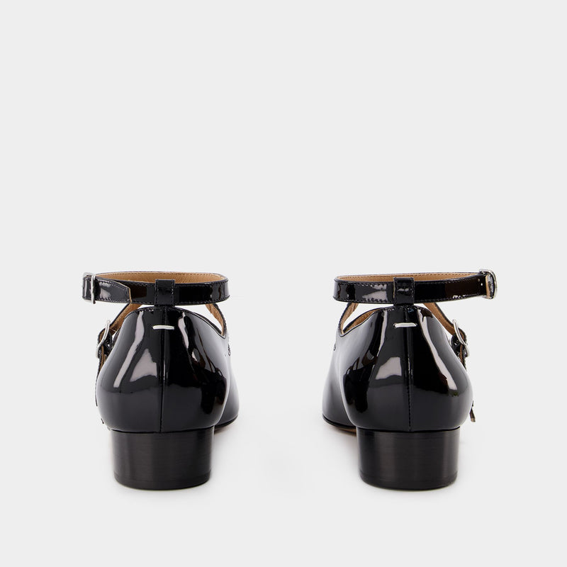 Babies L - Maison Margiela - Black - Patent Leather