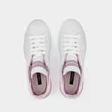 Portofino Sneakers - Dolce 
Gabbana - White/Pink - Leather