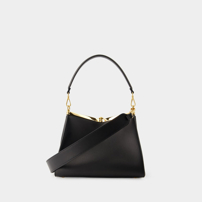 Pelle Unita Hobo Bag - Etro - Leather - Black