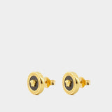 Icon Earrings - Versace - Metal - Black