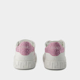 La Greca Sneakers - Versace - Leather - White/Pink