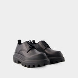 Plateform Derbies - Dolce&Gabbana - Leather - Black