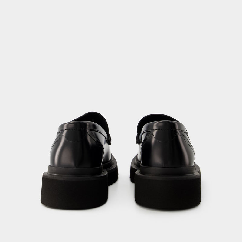 Penny-Slot Loafers - Dolce&Gabbana - Leather - Black