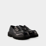 Penny-Slot Loafers - Dolce&Gabbana - Leather - Black