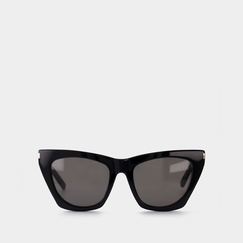 Sunglasses in Black/Grey Acetate