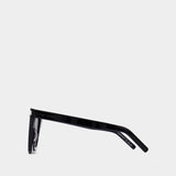 Sunglasses in Black/Grey Acetate