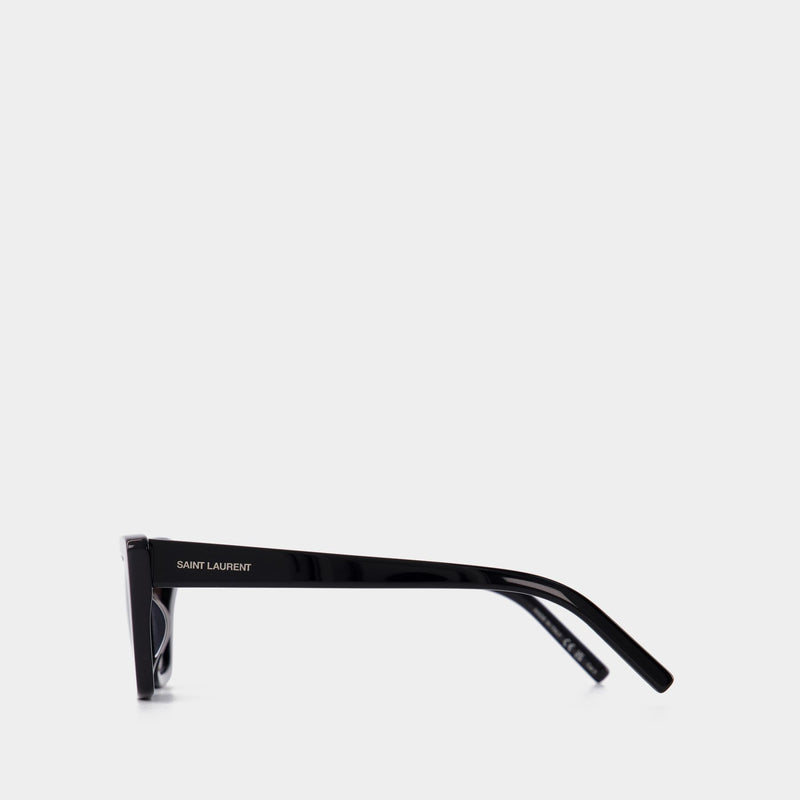 Sunglasses in Black/Grey Acetate