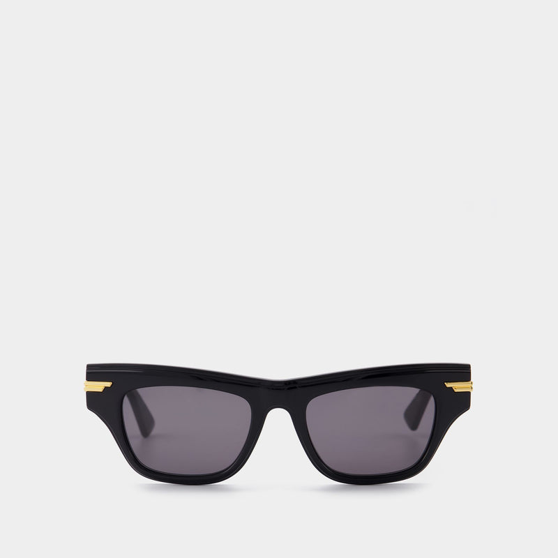 Sunglasses in Black/Grey Acetate