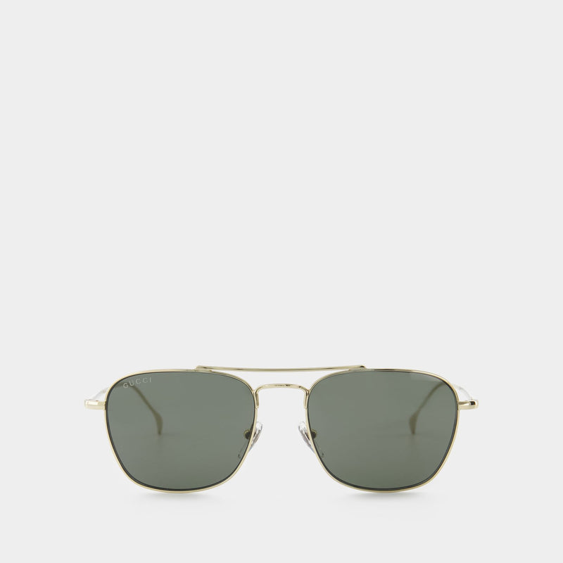 Gg1183S Sunglasses - Gucci  - Gold/Grey - Metal