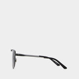 Bb0246Sa Sunglasses - Balenciaga  - Grey - Metal