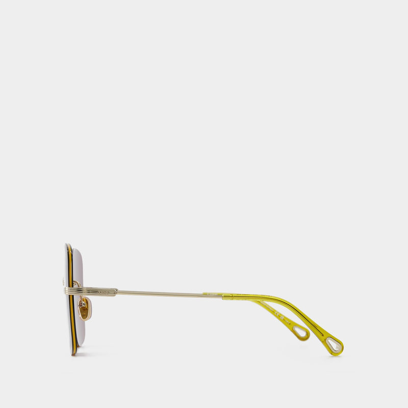 Ch0134S Sunglasses - Chloé  - Gold/Purple - Metal