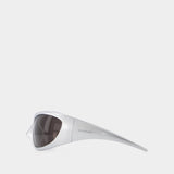 Sunglasses - Balenciaga  - Acetate - Silver