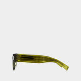 Sunglasses- Saint Laurent  - Acetate - Green