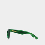 Sunglasses - Bottega Veneta - Acetate - Green