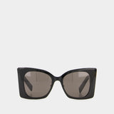 Sunglasses - Saint Laurent - Acetate - Black