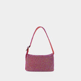 Vitty Mignon Hobo Bag - Benedetta Bruzziches - Pink - Strass