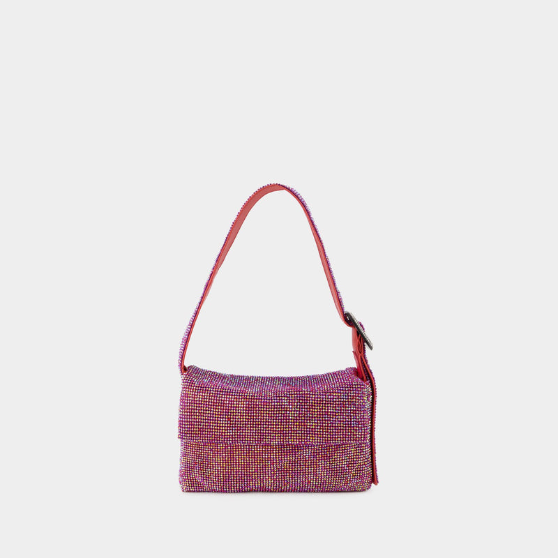 Vitty Mignon Hobo Bag - Benedetta Bruzziches - Pink - Strass