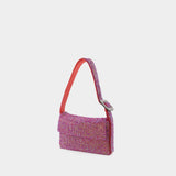 Vitty Mignon Hobo Bag - Benedetta Bruzziches - Pink - Strass