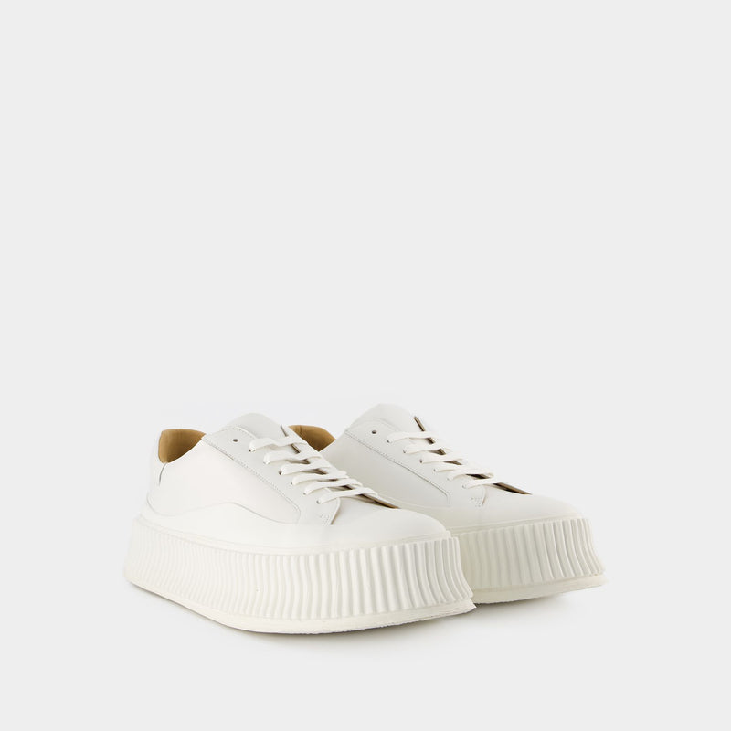 Sneakers - Jil Sander - Leather - White