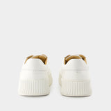 Sneakers - Jil Sander - Leather - Beige