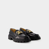 Gomma Pesante Loafers - Tod
s - Leather - Black