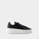 H-Stripes Allacciato Sneakers - Hogan - Leather - Black