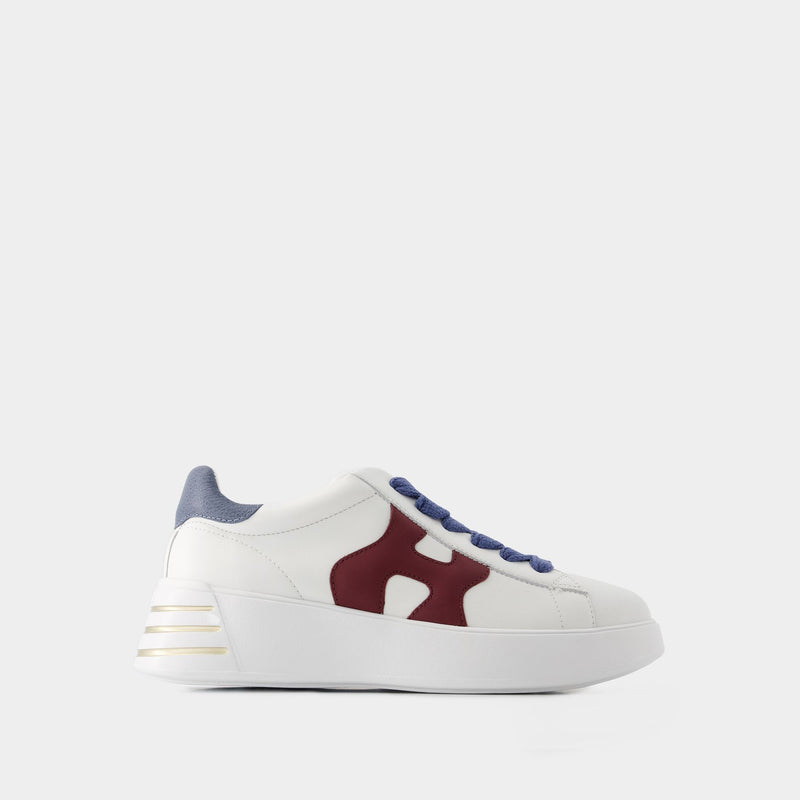 Rebel Allacciato Sneakers - Hogan - Leather - White