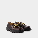 Gomma Pesante Loafers - Tod
s - Leather - Burgundy