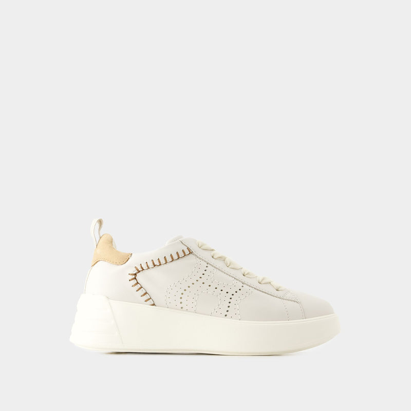 Rebel Sneakers - Hogan - Leather - Grey