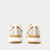 Sport Run Sneakers - Tod
s - Canvas - Beige