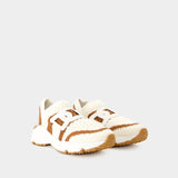 Sport Run Sneakers - Tod
s - Canvas - Beige