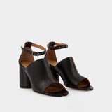 Hannah Sandals - Maison Margiela - Black - Leather