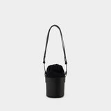 5Ac Mini Hobo Bag - Maison Margiela - Black - Leather