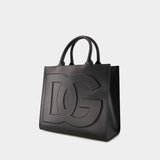 DG Daily Shopper Bag - Dolce&Gabbana - Leather - Black