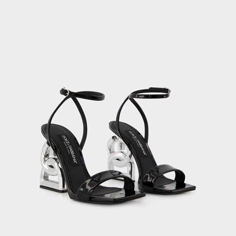 3.5 Sandals - Dolce 
Gabbana -  Black - Leather