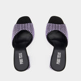 Holly Anja Sandals - Paris Texas - Purple Onyx