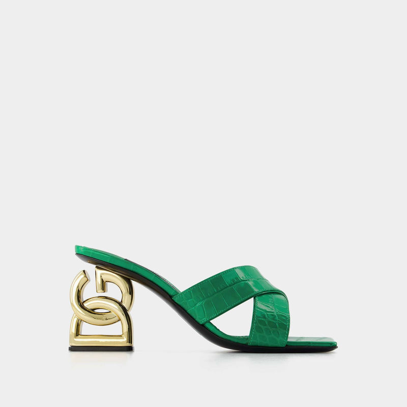 3.5 Mules - Dolce 
Gabbana - Zerba/Verde - Leather