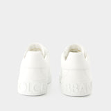 Portofino Sneakers - Dolce&Gabbana - Leather - White