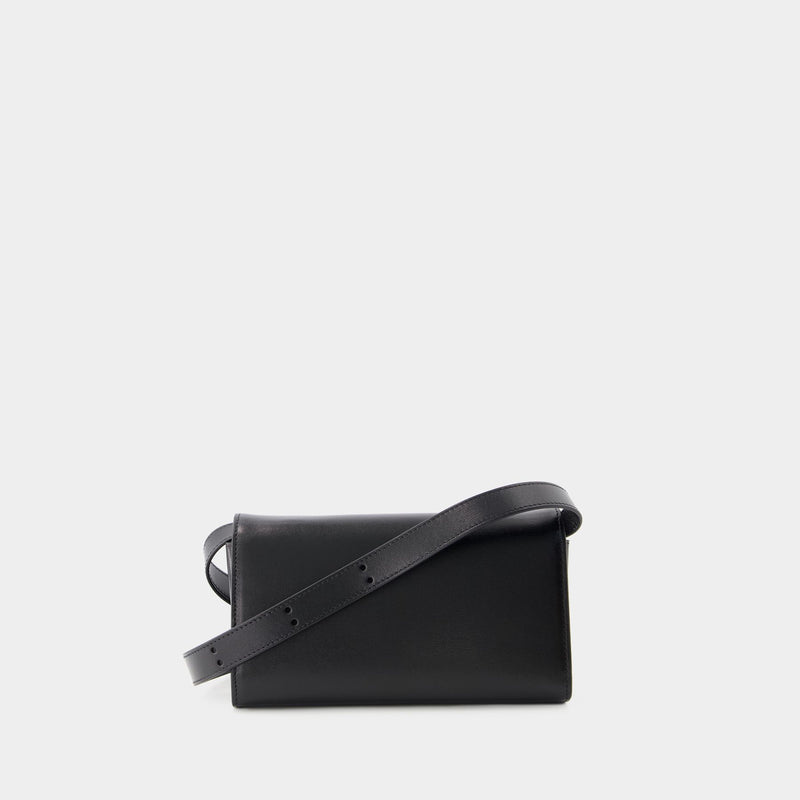 Hobo All Day Buckle Bag - Jil Sander - Leather - Black